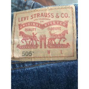 Levi's 505 Men's Regular Fit Jean, 38Wx36L - Mediu